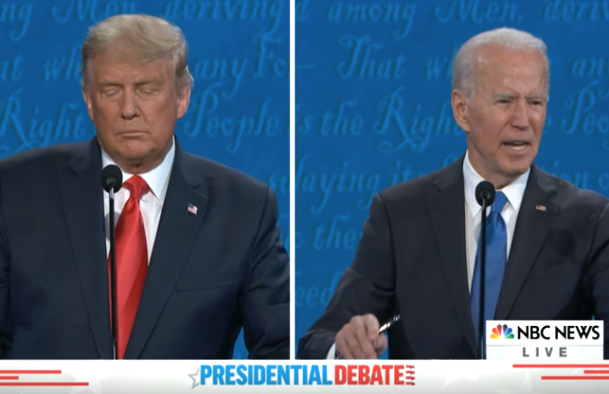 Trump-Biden, i momenti top dell'ultimo duello tv